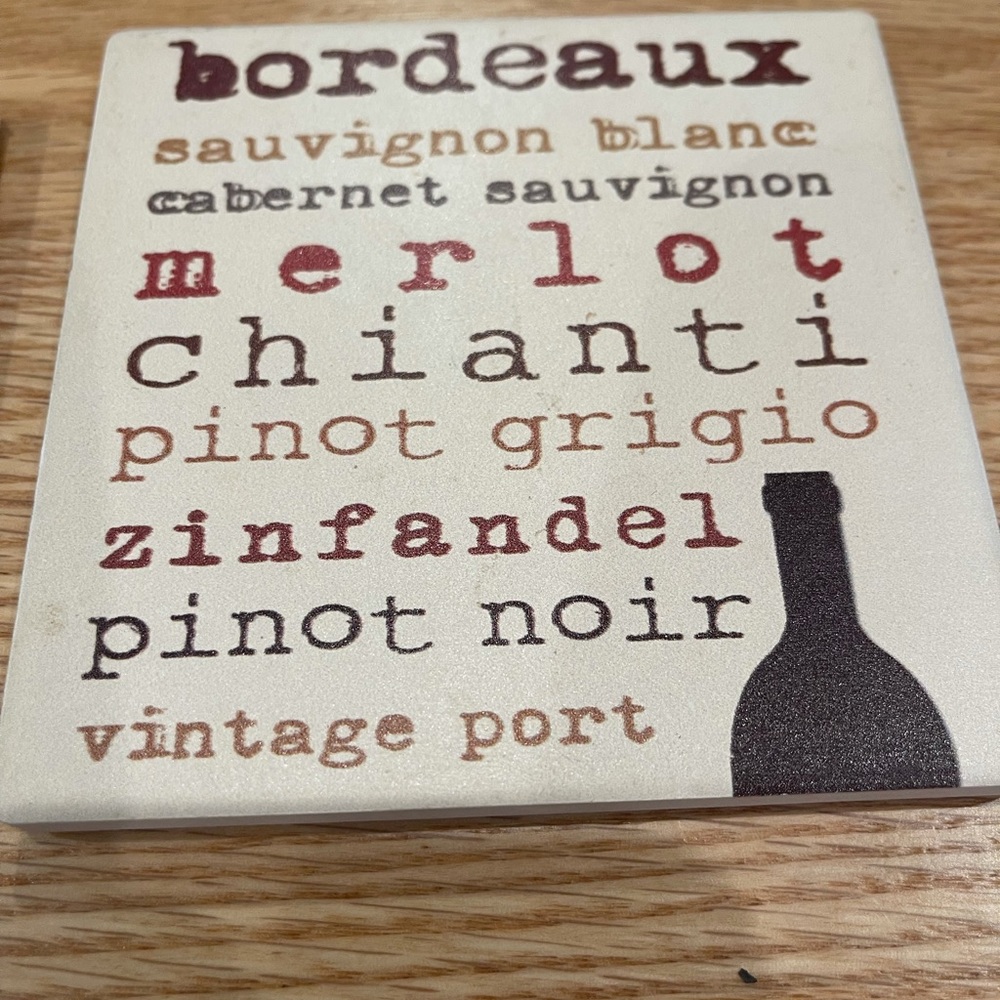 Beverage Wine & French Coasters Food Network Brand